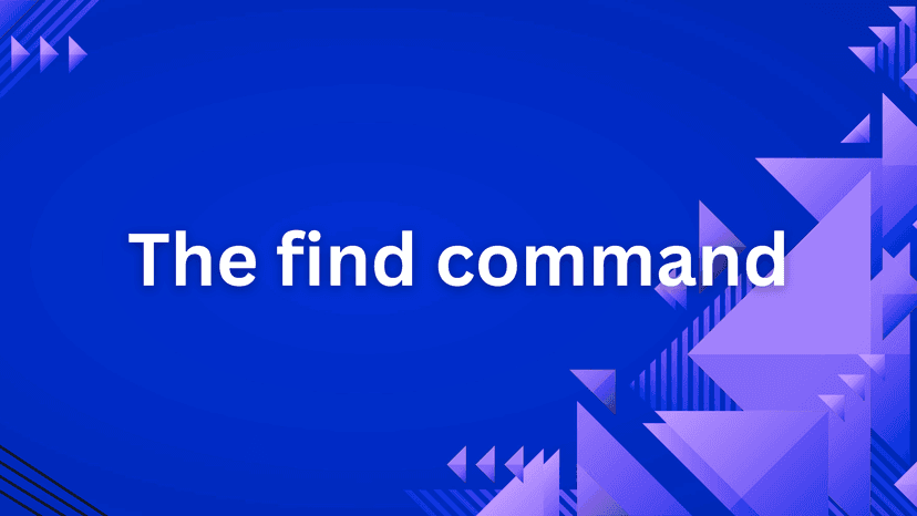 Linux find command