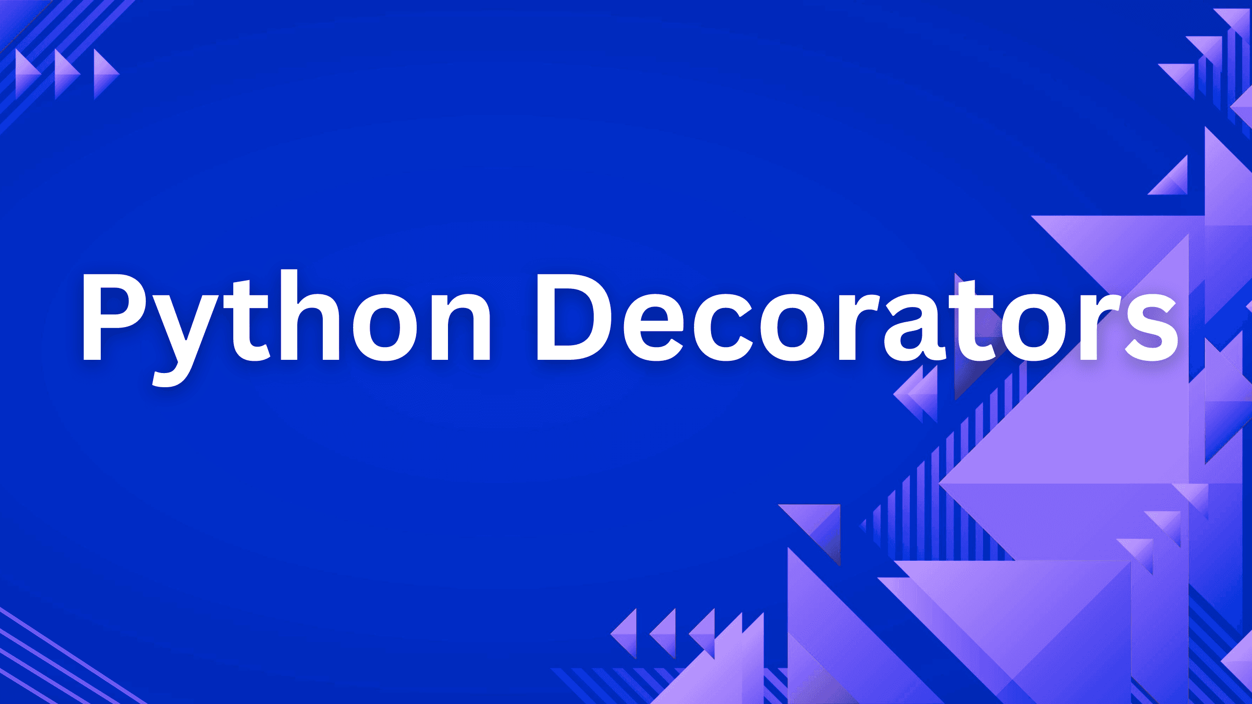 Decorators in Python